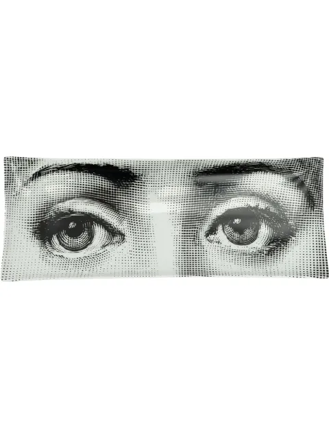 Fornasetti ceramic printed plate (38cm) White P42X005