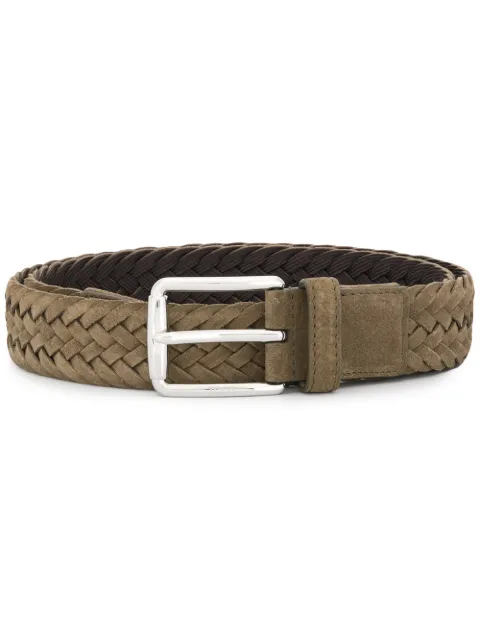 Tod's woven buckle belt Green XCMCPR23100HMK
