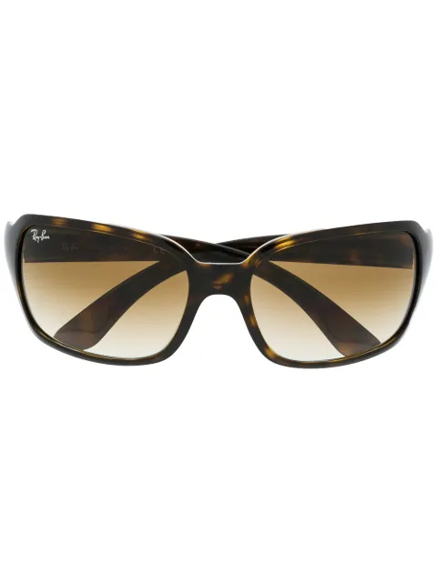 Ray-Ban tortoiseshell wide frame sunglasses Brown RB4068