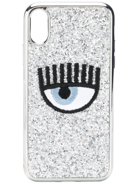 Chiara Ferragni Flirting iPhone X case Silver CFCIPX031