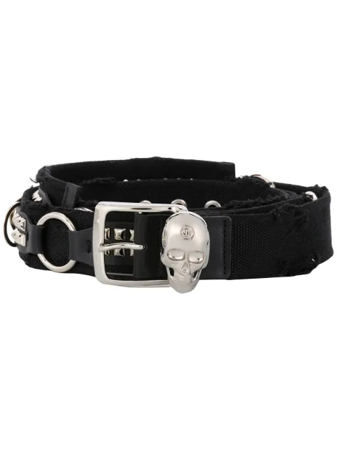 Philipp Plein double layered belt Black P19AMVA0434PLE037N