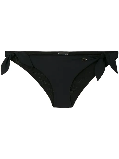 Dolce & Gabbana side-tie bikini bottoms Black O2A06JFUGA2