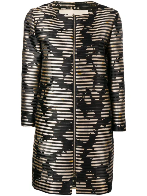 Herno black and gold zipped jacket Black CA0299D12228J