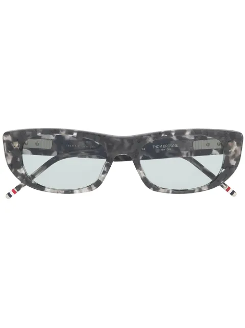 Thom Browne Eyewear TB417 tortoiseshell rectangular-frame sunglasses Grey TBS417