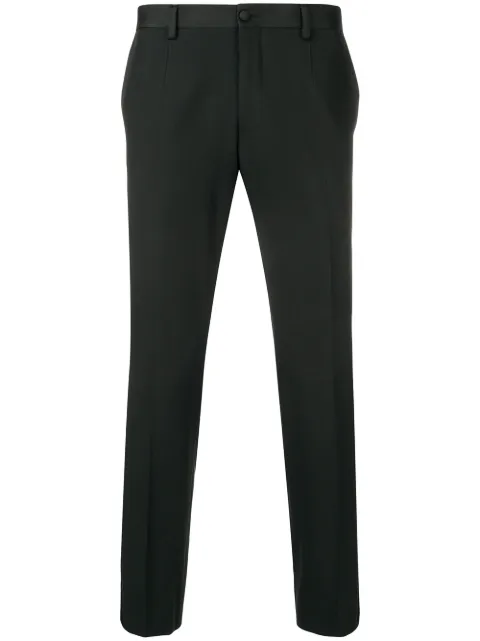 Dolce & Gabbana slim tailored trousers Black GYU4ETFURHG