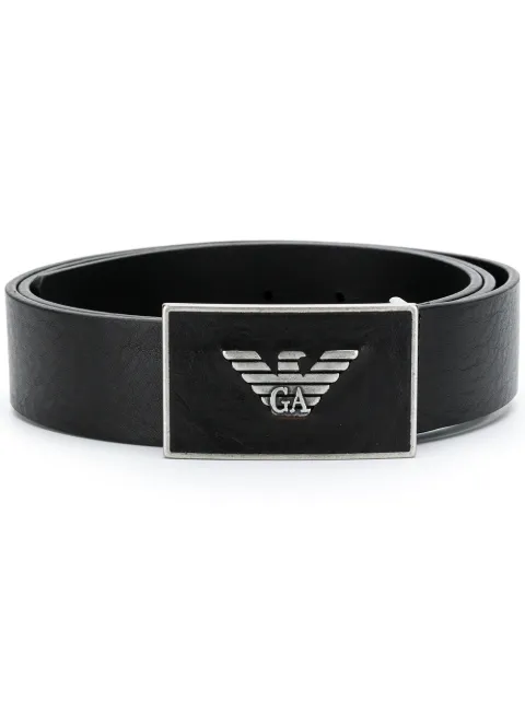 Emporio Armani metal logo belt Black Y4S196YDC0G