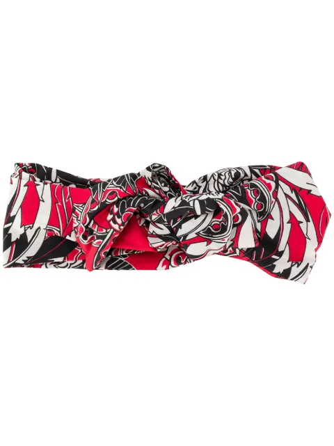 RED(V) printed headband Red RQ0J0B23EGH