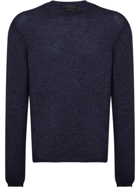 Prada cashmere crew-neck sweater Blue UMN864S122643