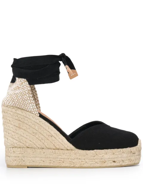 Castañer Chiara heeled espadrilles Black 021461