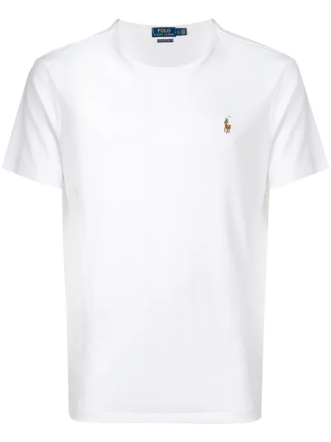 Polo Ralph Lauren embroidered-logo T-shirt White 710740727002