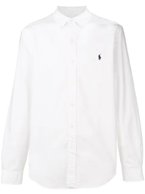Polo Ralph Lauren embroidered logo shirt White 710736557002