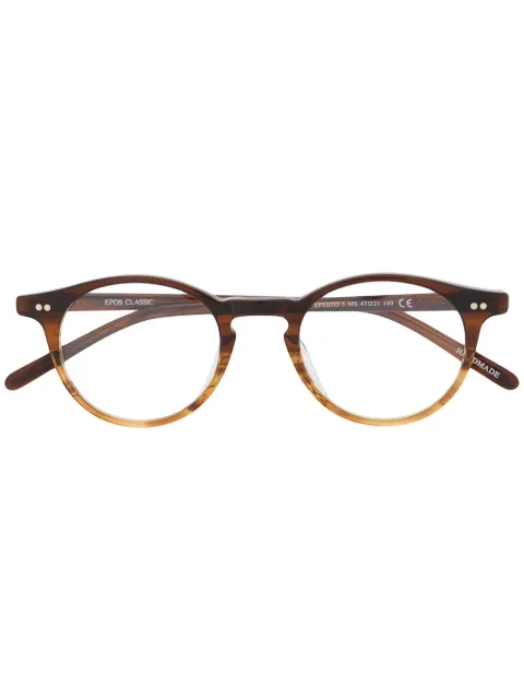 Epos round frame glasses Brown EFESTO3