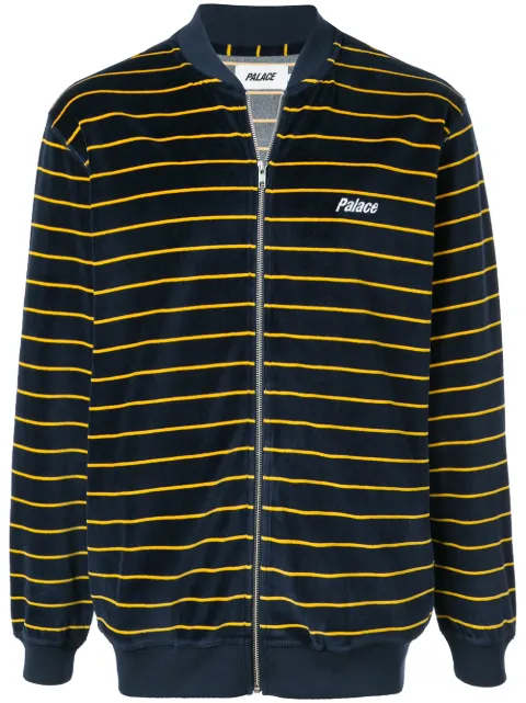 Palace Velour bomber jacket Blue P14CS084