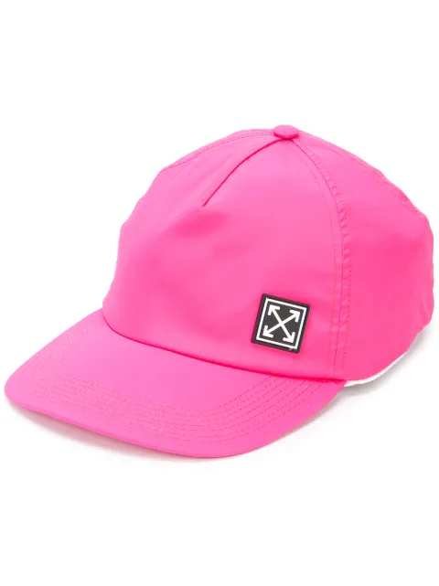 Off-White arrows logo patch baseball cap Pink OWLB008R19A390572800