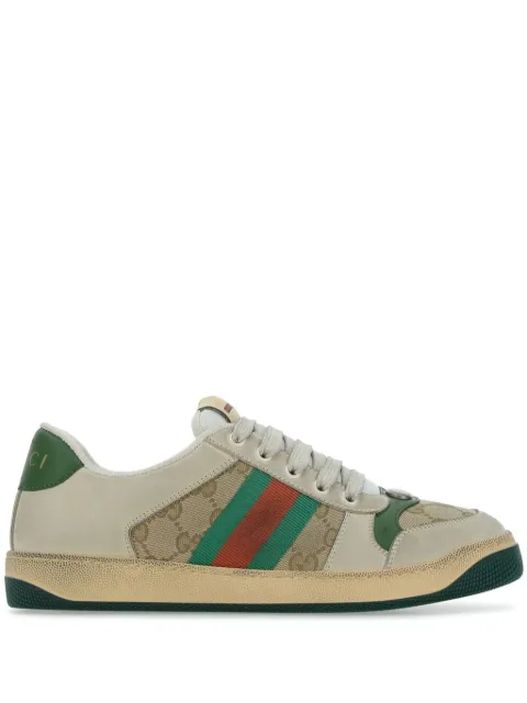 Gucci Screener leather sneakers Neutrals 5465519Y920