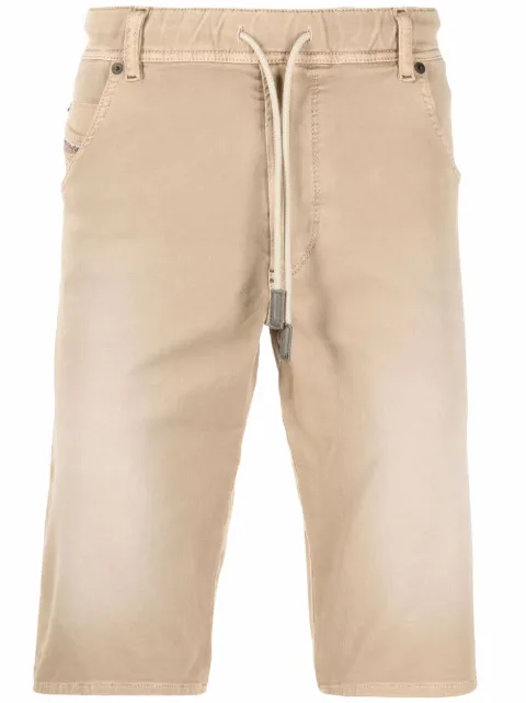Diesel drawstring-waist denim shorts Neutrals 00STMV0670M