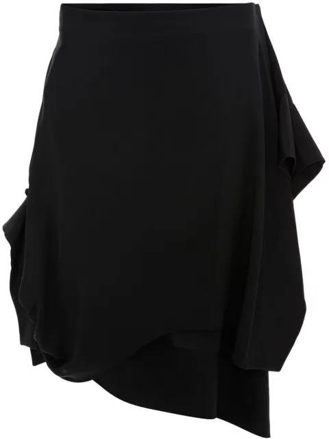 JW Anderson gathered detail asymmetric skirt Black SK05419B812999