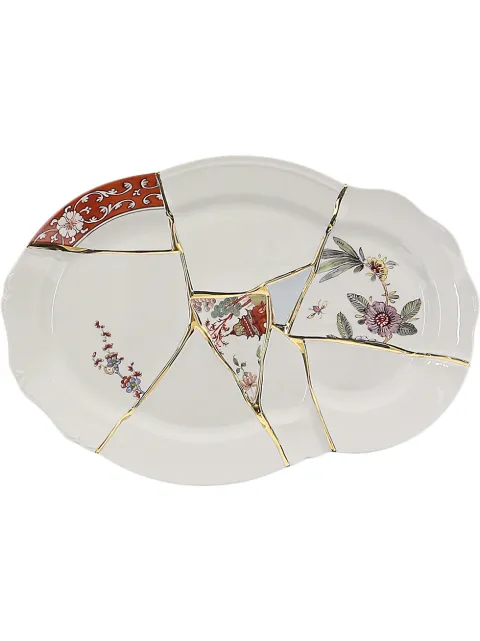Seletti Kintsugi tray White 09655KINTSUGI