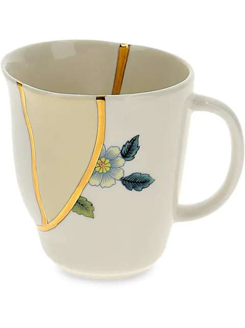 Seletti crack detail mug White 09651KINTSUGIN1