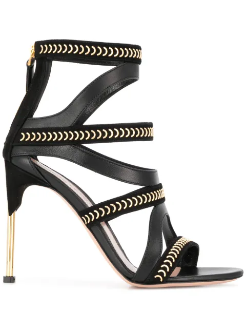 Alexander McQueen studded strap sandals Black 559912WHS4V
