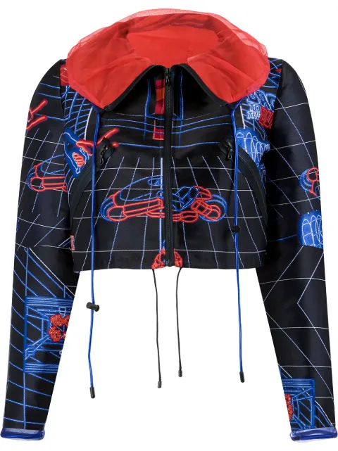 Quetsche spread collar jacket Black J13