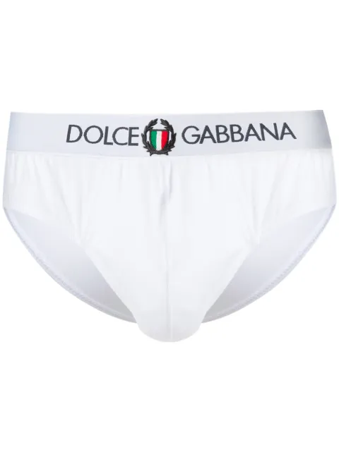 Dolce & Gabbana Brando-fit briefs White N3A01JFUECG