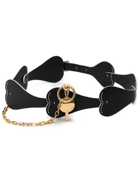 JW Anderson heart corset belt Black AC01319B464999