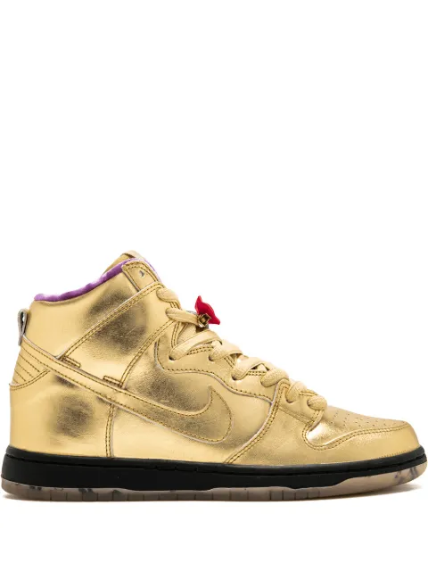 Nike x Humidity SB Dunk High QS "Trumpet" sneakers Gold AV4168