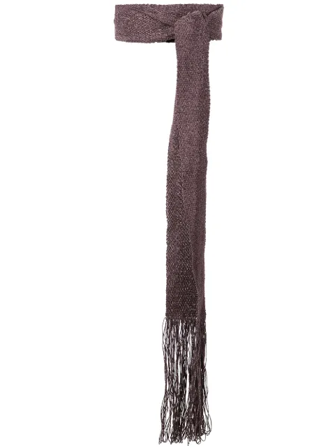 VOZ Fringe Sash belt Purple VA23