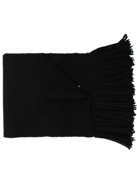 VOZ fringed scarf Black VS15BLACK