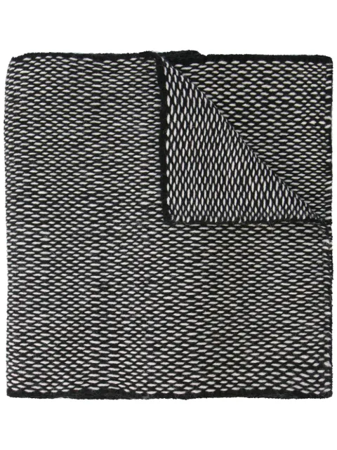 VOZ Lineas Scarf Black VS40BLACKIVORY