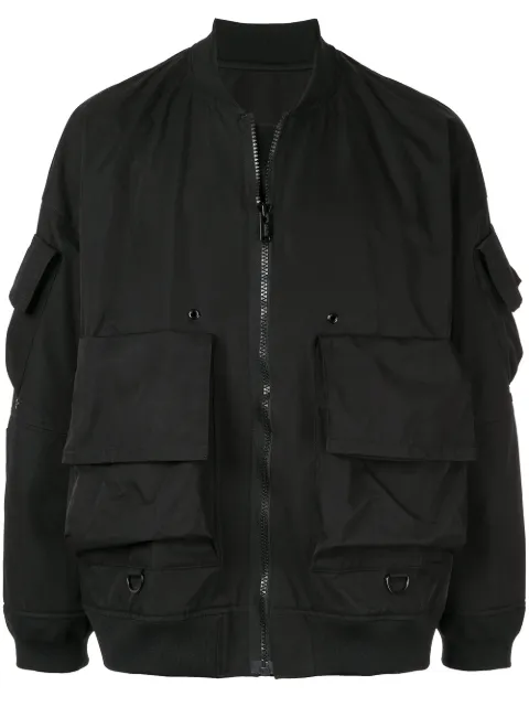 Undercover back print bomber jacket Black UCW42042