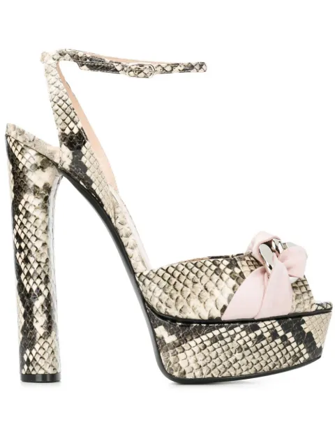Casadei Flora Hydra sandals Grey 1L290M1401Y808
