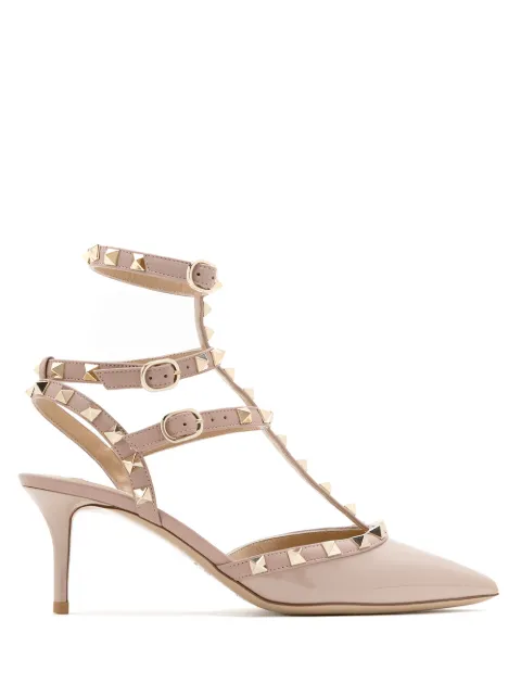 Valentino Garavani Rockstud caged pump 65mm Neutrals WS0375VNW