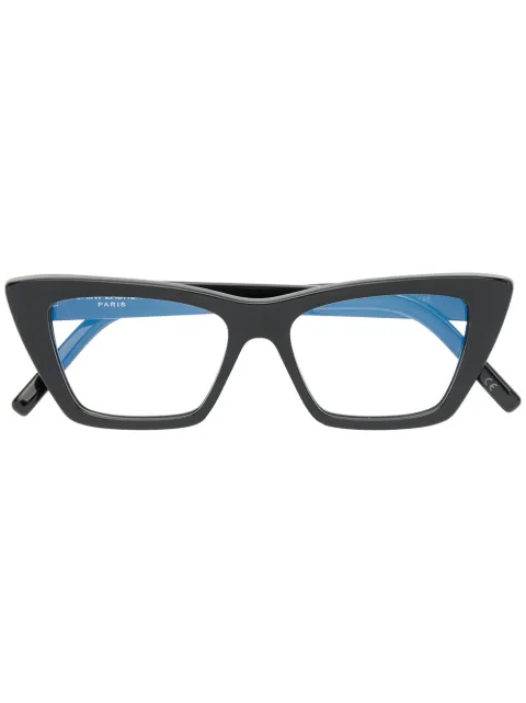 Saint Laurent Eyewear cat-eye shaped glasses Black SL291