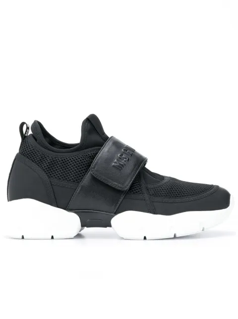 MSGM oversized sole sneakers Black 2641MDS418205