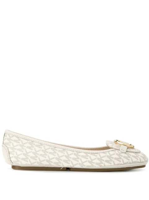 Michael Michael Kors monogram ballerina pumps Neutrals 40R9LIFP3B0