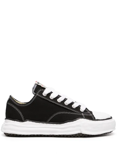 Maison MIHARA YASUHIRO round-toe low-top sneakers Black A01FW702BLACK
