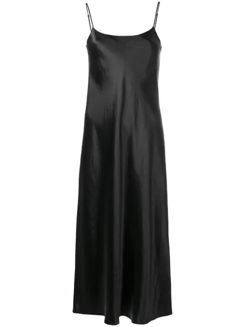 Vince slip midi dress Black VR68551013