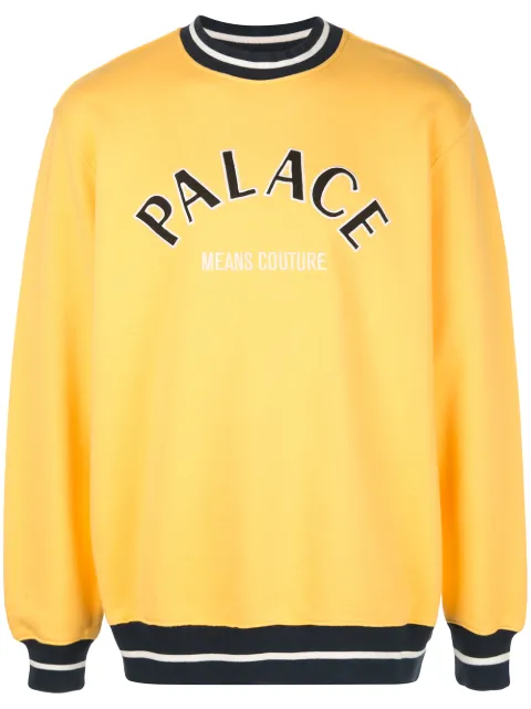 Palace Couture "Yellow" crew neck sweatshirt Yellow P14CS029