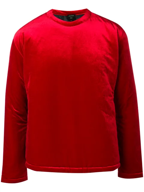 Jean Paul Gaultier Pre-Owned padded velvet jumper Red JPG1990