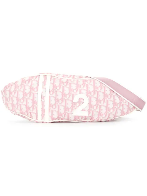 Christian Dior Pre-Owned Trotter print belt bag Pink MC0044