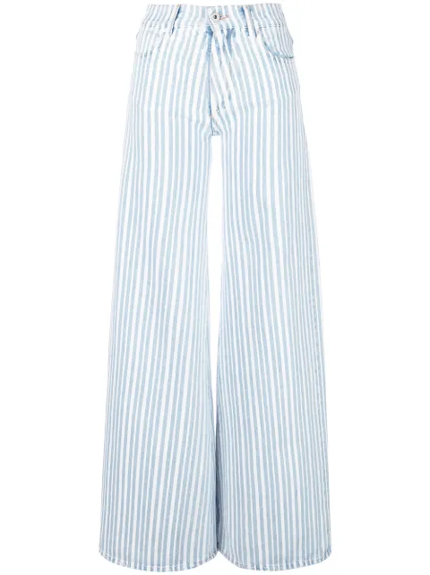 Off-White wide leg jeans Blue OWYA007R197730597131