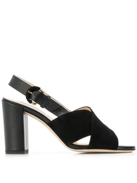Tod's block heel sandals Black XXW43B0AV20KPN
