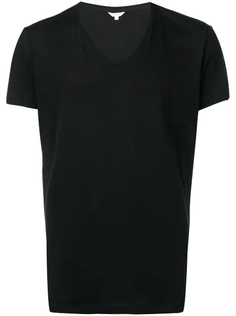 Orlebar Brown short-sleeve fitted T-shirt Black 259627
