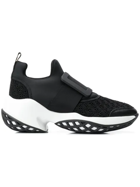Roger Vivier panel slip-on sneakers Black RVW50624160KOT