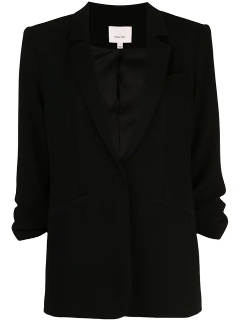 Cinq A Sept crepe Khloe blazer Black ZJ219G1319Z