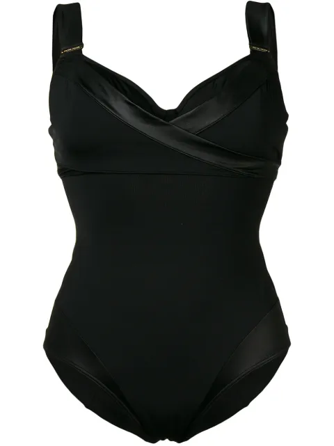 Marlies Dekkers Cache Coeur plunge balcony bathing suit Black 19604