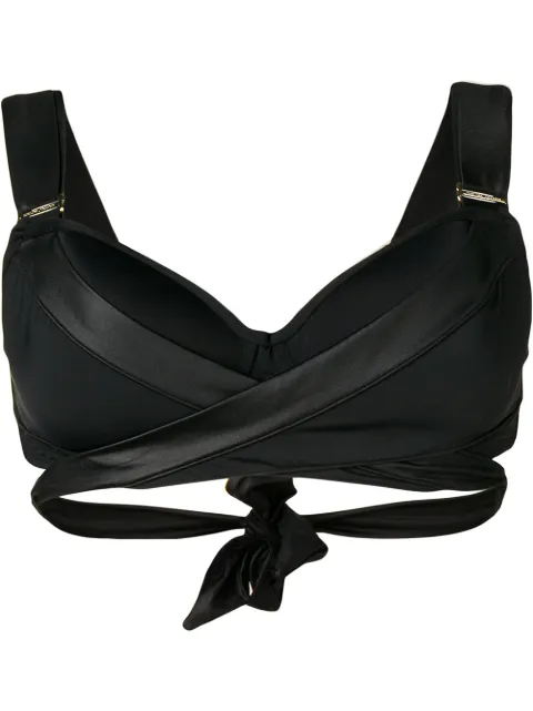Marlies Dekkers Cache Coeur plunge balcony bikini top Black 196001
