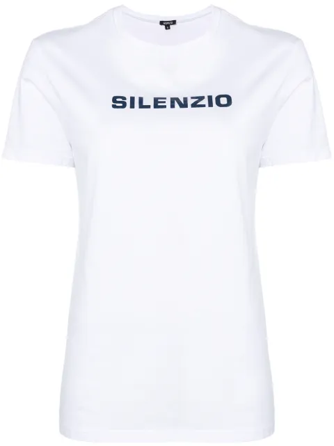 ASPESI slogan-print cotton T-shirt White ZZ035A335